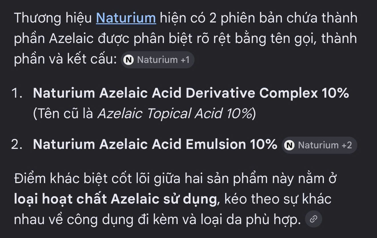 Naturium azelaic 10% mờ thâm sạm đều màu da ( 30ml )