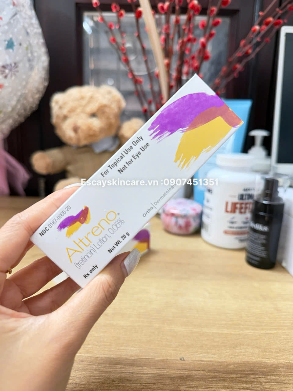 Altreno (tretinoin) Lotion, 0.05% Hộp 20g ( Tretinoin MỸ )
