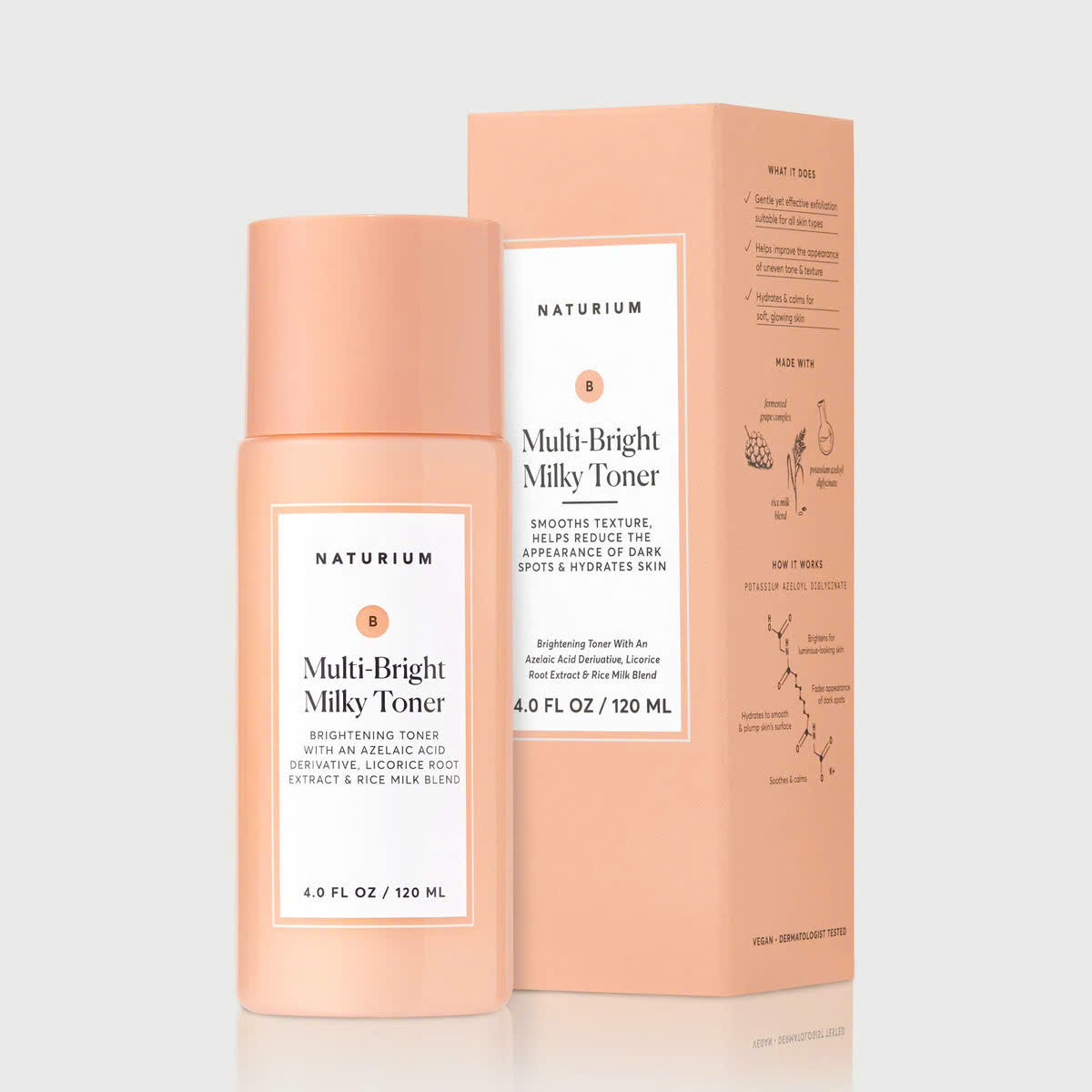 Naturium Multi-Bright Milky Toner làm sáng da ( 120ml )