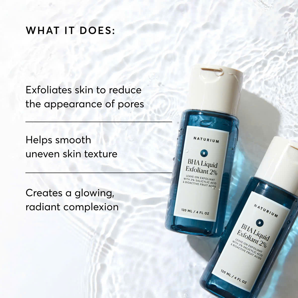 Naturium BHA Liquid Exfoliant 2% tẩy tế bào thủ nhỏ chết  lỗ chân lông, làm mịn và đều màu da  ( 120ml )