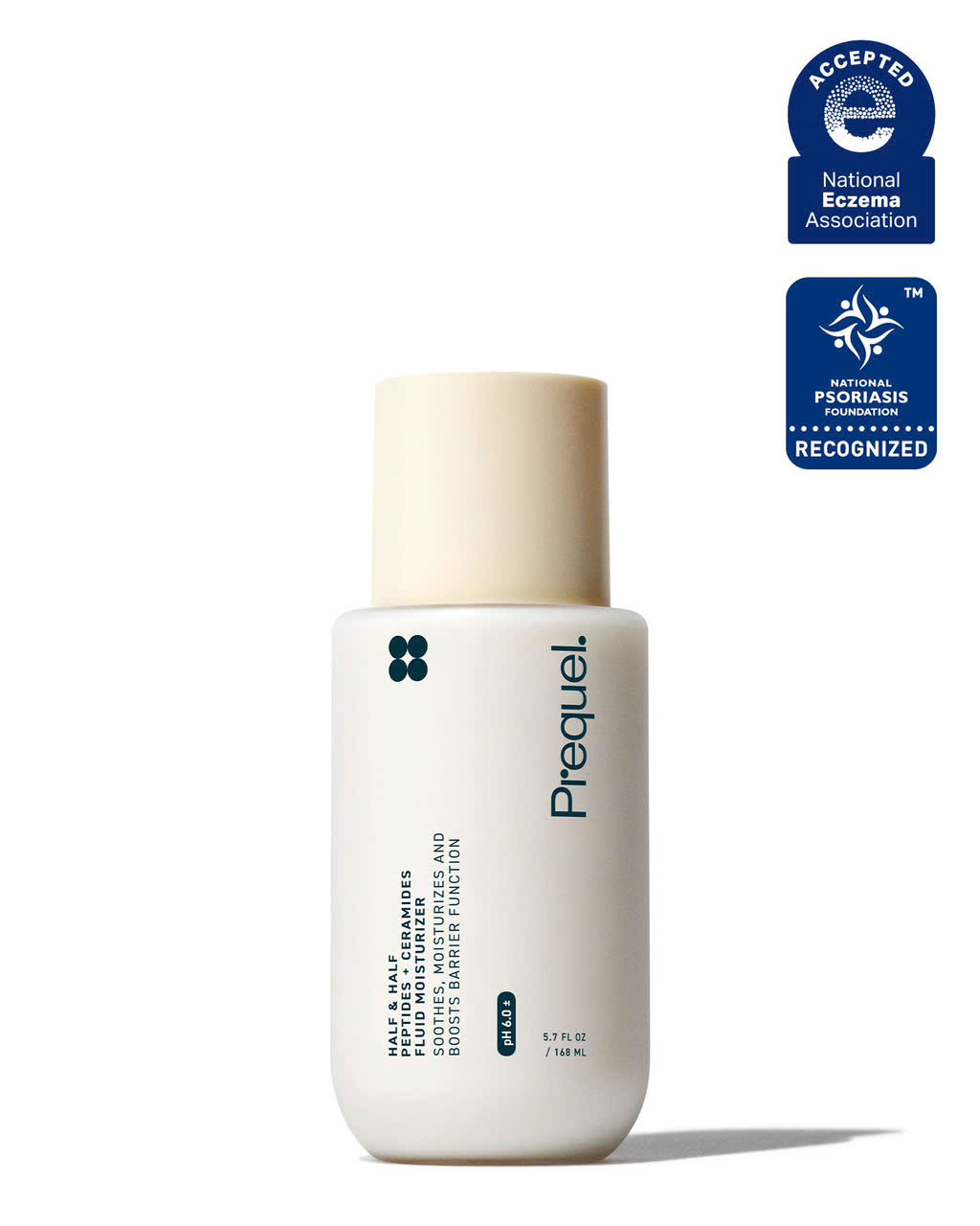 Prequel HALF & HALF FLUID MOISTURIZER PEPTIDES + CERAMIDES dưỡng phục hồi cấp ẩm da ( 168ml)