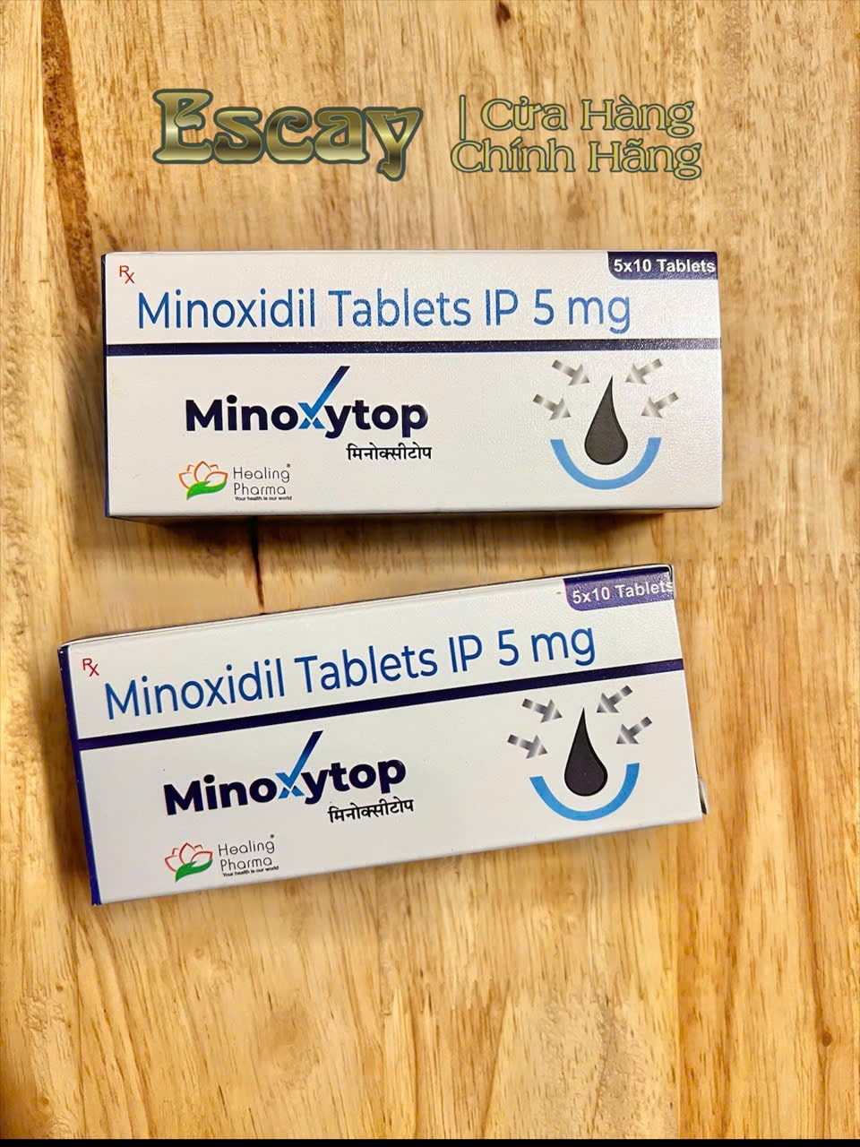Minoxytop viên Minoxidil Tablets IP 5 mg mọc tóc