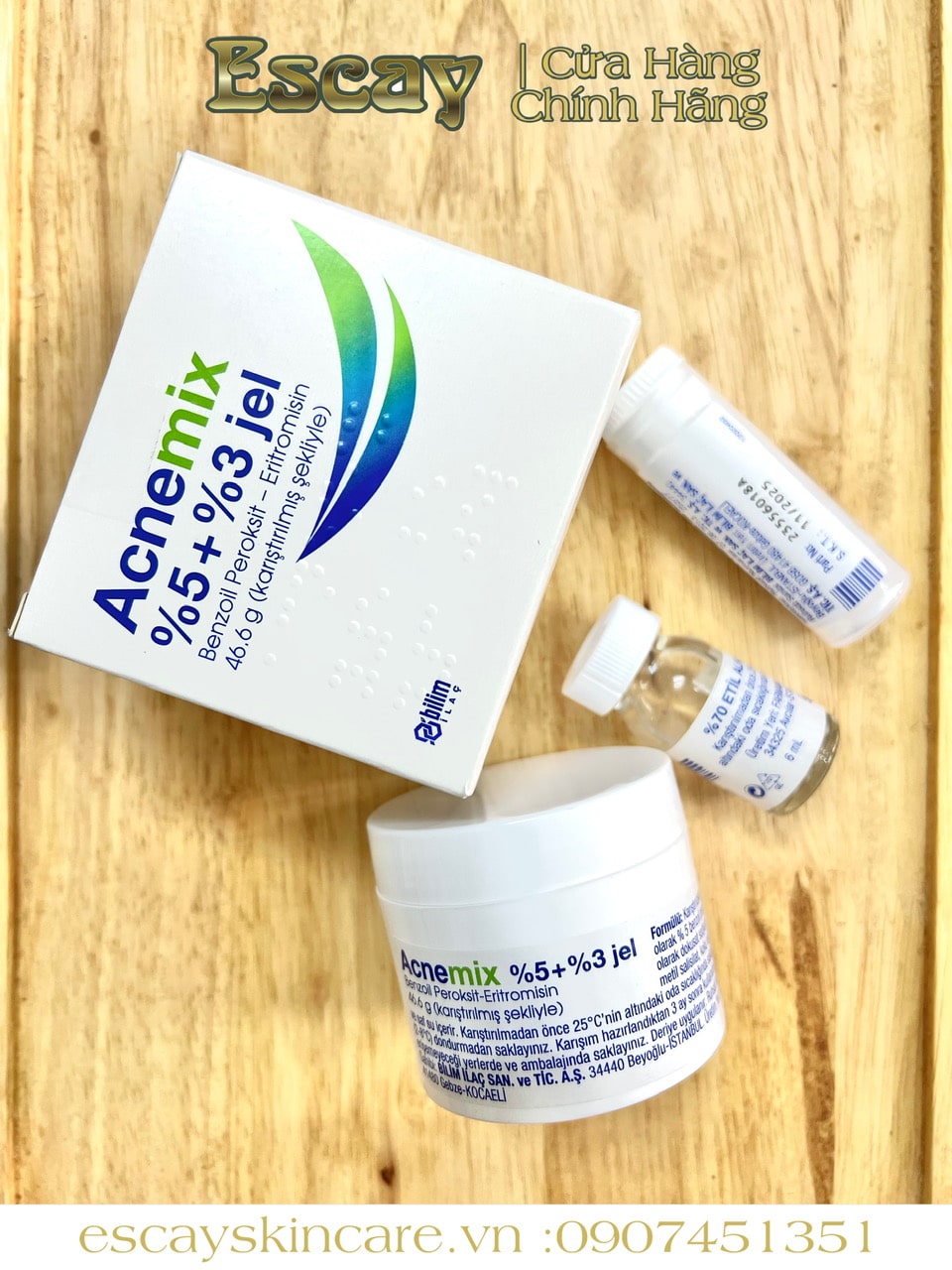 Acnemix Gel trị mụn  46.6g - Thổ Nhĩ Kỳ