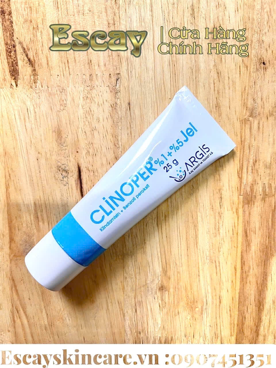 CLINOPER %1 +%5 Gel kem trị mụn ( 25G )