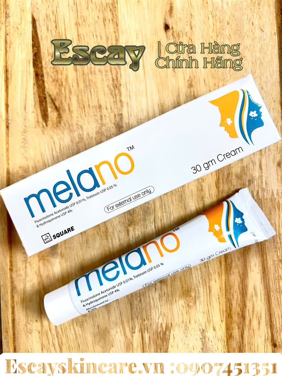 Melano Cream trị nám , tàn nhang sáng đều màu da mờ vết thâm mụn