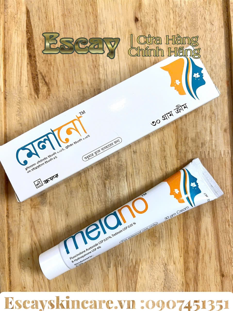 Melano Cream trị nám , tàn nhang sáng đều màu da mờ vết thâm mụn