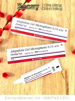 Deriva MS Gel Microspheres Adapalene 0.1% Kem chấm mụn -mụn đầu đen, mụn viêm, mụn bọc, mụn ẩn