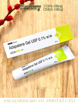 Adapex Gel Adapelene 0,1% -Gel Giảm Mụn Ẩn, Mụn Đầu Đen 30g