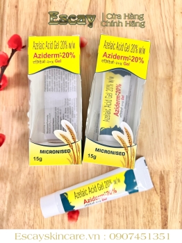 AZIDERM Azelaic  15% - 20% kem mờ thâm - mụn 15g