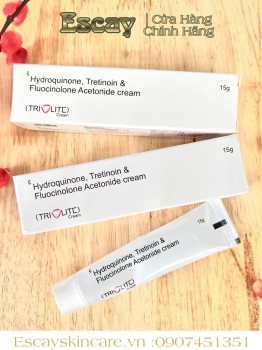 Triolite kem mờ nám sáng da  2% hydroquine và 0.025% tretinoin