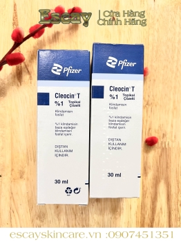 Cleocin T 1% Pfizer trị mụn 30ml