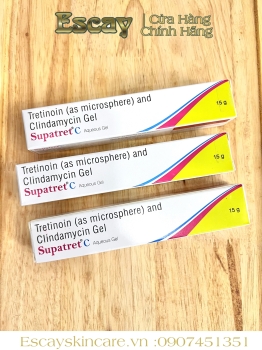 Supatret C Tretinoin And Clindamycin Gel – Kem Giảm Mụn 15g