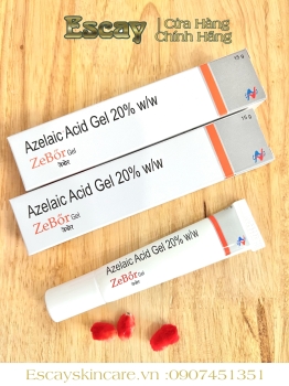Zebor gel  Azelaic 20% giảm mụn - mờ thâm