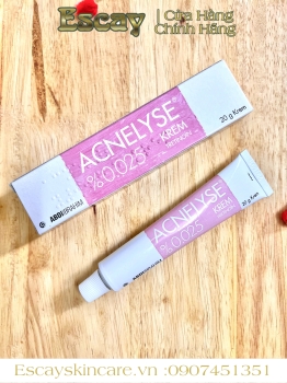 Acnelyse tretinoin Thổ Nhĩ Kỳ Krem- Trị mụn -Chống Lão Hoá Da -( 20g) (Acnelyse 0.025%)