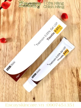 Tinotin Tretinoin Gel giảm mụn giảm thâm nám da - mờ nếp nhăn chống lão hóa 0.05%