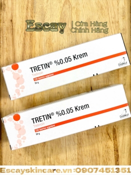 Tretin Tretinoin Bailleul Laboratories 0,05 % Krem chống lão hóa da - trị mụn và các vấn đề về da - trẻ hóa giúp da căng bóng