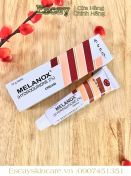 Kem Melanox Hydroquinone 2% - 4% dùng cho điểm/vùng da giảm thâm nám