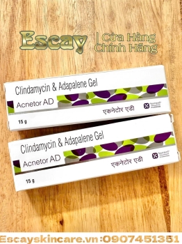 Acnetor AD Gel dùng để  trị mụn trứng cá mụn đầu đen , mụn đầu trắng