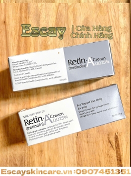 Retin-A Valeant Pharmaceuticals(Bausch Health Companies Inc)Tretinoin 0.025% Mỹ khắc cải thiện da giúp da trẻ hóa