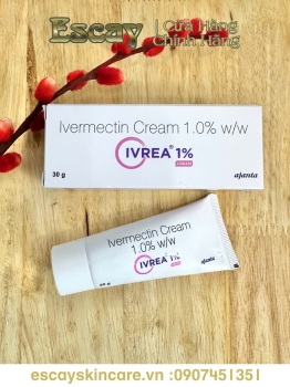 IVREA Ivermectin 1% Cream bôi ngoài da bôi do ký sinh trùng - mụn viem mụn - trứng cá