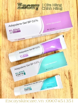 Klena Adapalene 0.1% - 0.3% cải thiện da - trị mun