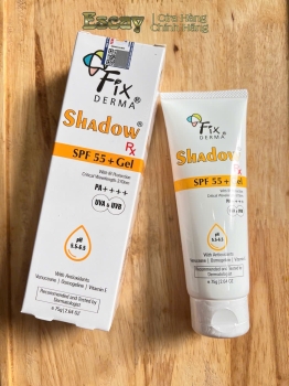 Gel chống nắng Fixderma Shadow SPF 55+ Gel chống hỗ trợ làm giảm dấu hiệu lão hóa