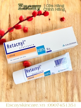 Retacnyl Tretinoin Cream -Hỗ Trợ Trị mụn - Giảm Nếp Nhăn - Chống Lão Hoá da 0.025% - 0.05% ( 30G )