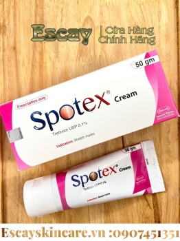 Spotex Kem tretinoin 0.1% giảm sẹo rạn da , chống lão hóa , trị mụn trên da ( 50g )