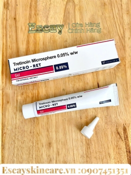 Tretinoin Micro- ret Microsphere vi cầu trị mụn - chống lão hóa da - giảm nếp nhăn - sẹo rỗ