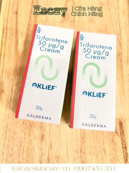 Aklief Trifarotene Cream dùng cho da mụn da lão hóa -30g
