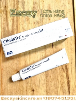 Assos ClindaTre clindamycin 1.2 % +tretinoin  0.25% Jel dùng cho da mụn